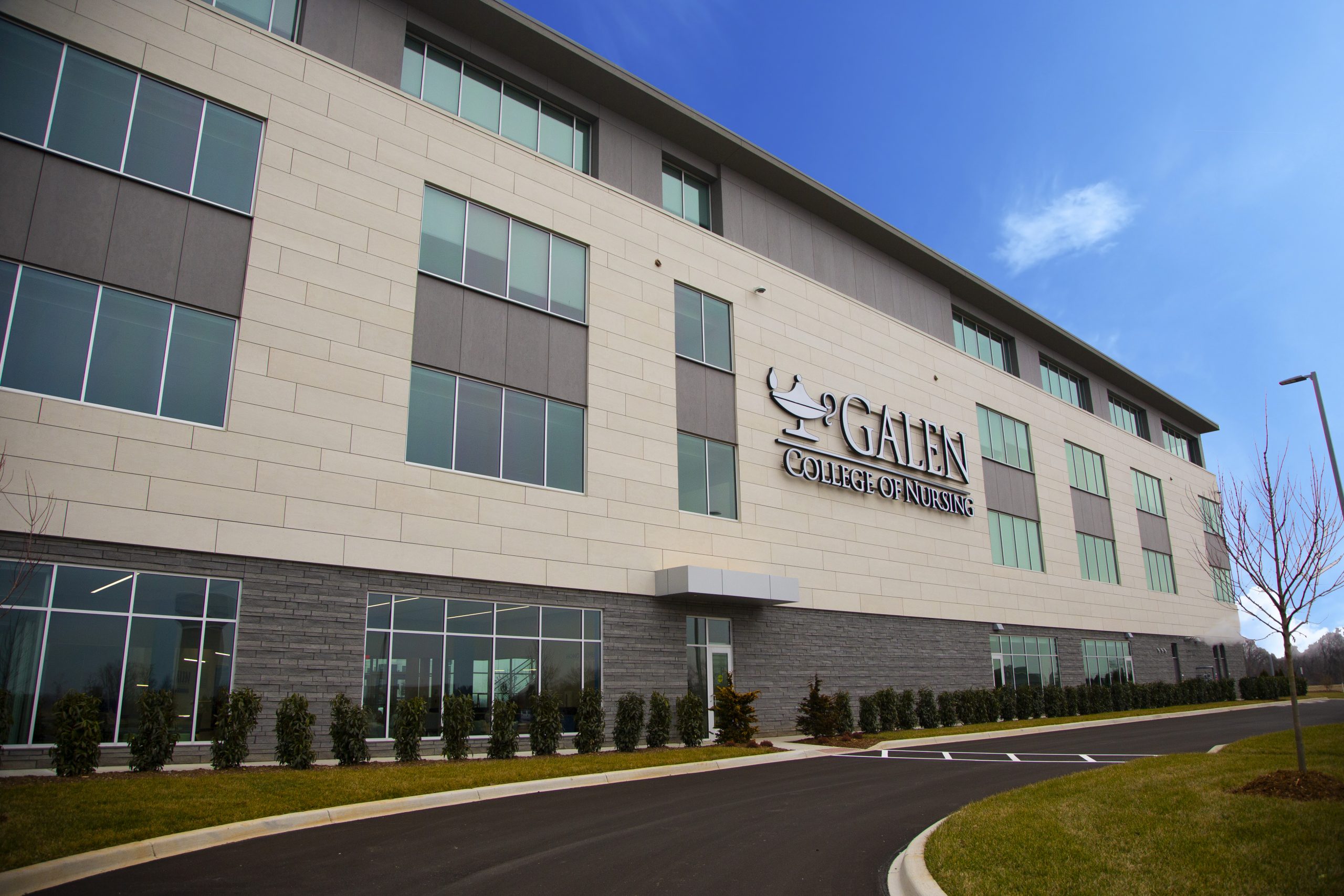 An exterior shot of Galen College of Nursing's building.