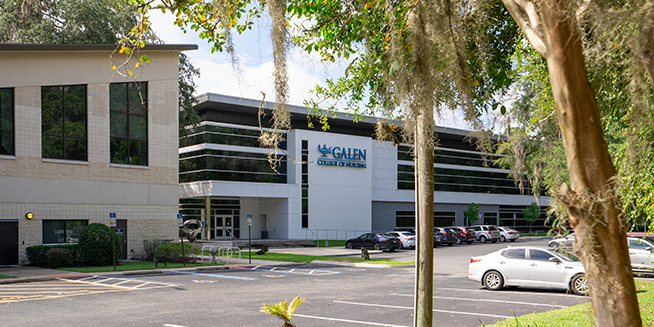 Exterior view of Galen College of Nursing's Gainesville campus building