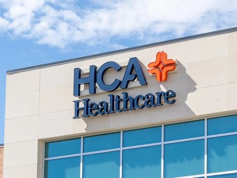 HCA logo on building