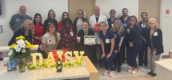 Katie Gamez is recognized by her peers.