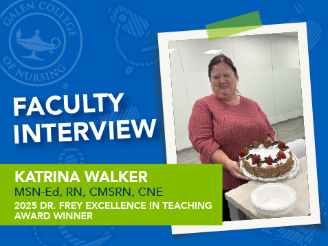 Featured image for faculty interview with Katrina Walker, the 2025 Dr. Joan Frey Excellence in Teaching Award Winner