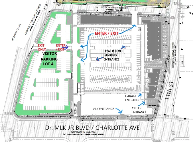 map of parking lot