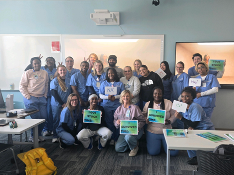 Nursing Students Studying
