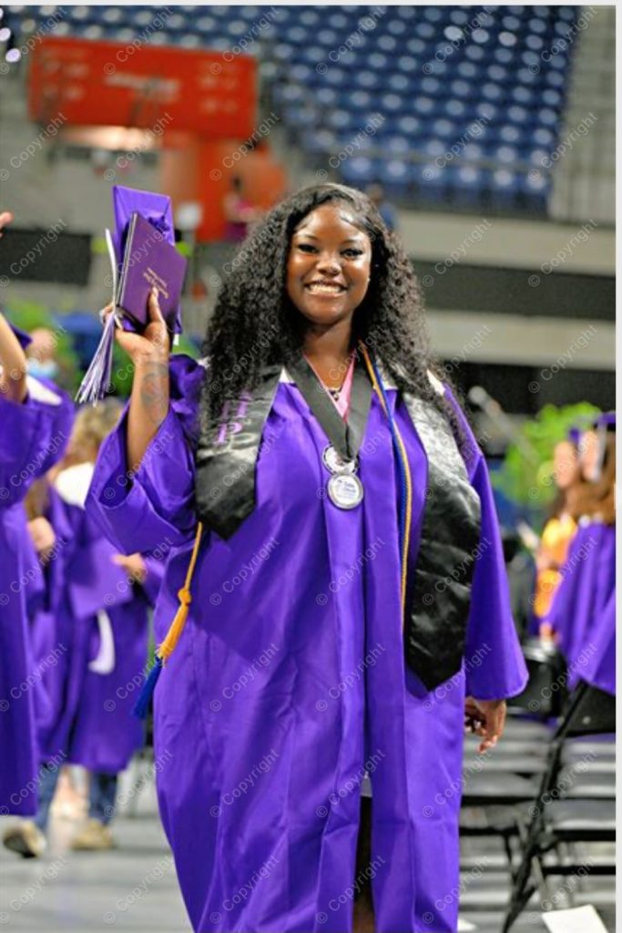 Nursing degree student